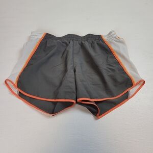 Nike Gray and Orange Athletic Shorts